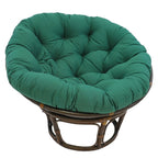 Fauteuil Papasan Bali en rotin de 107 cm avec coussin en sergé