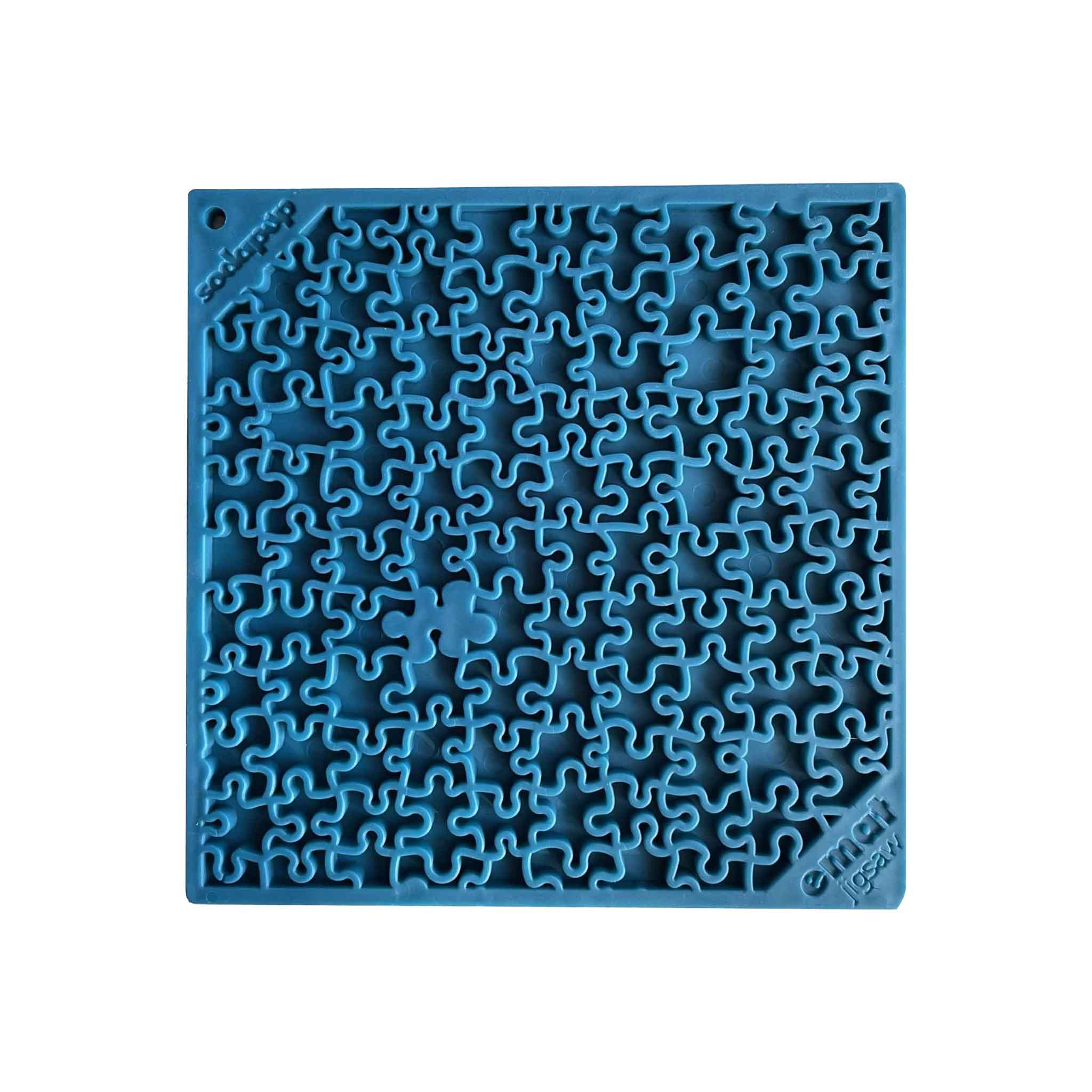 Tapis de léchage Jigsaw Design Emat Enrichment bleu