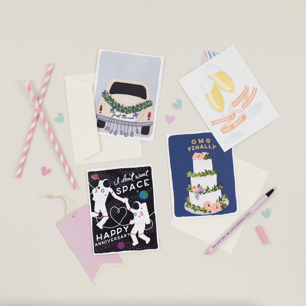 Carte de vœux « Jeunes mariés »