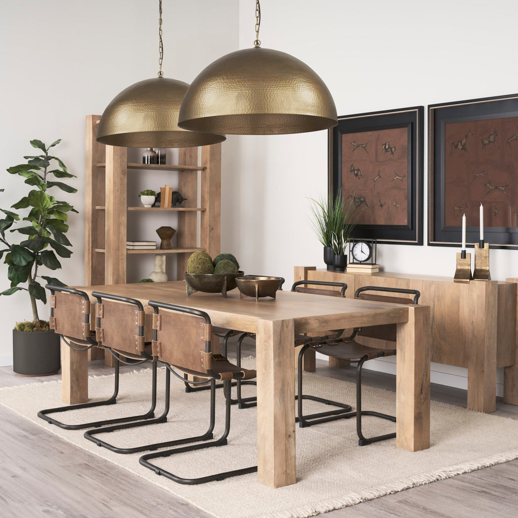 Pendentif Kendall petit dôme en laiton