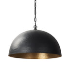 Pendentif Kendall petit dôme noir