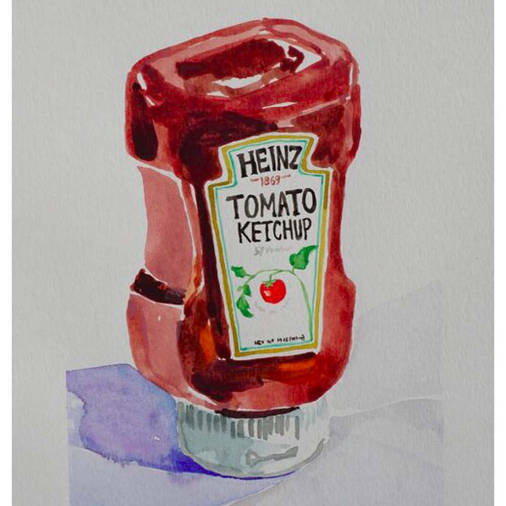 Carte de vœux Ketchup