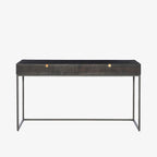 Bureau Kelby Four Hands en brun vintage sculpté