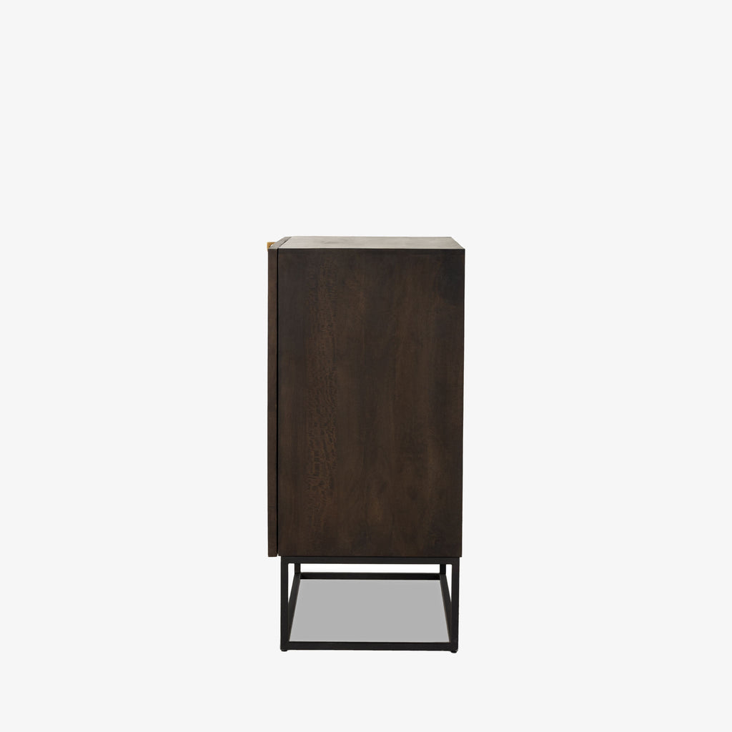 Meuble bar Kelby Four Hands couleur marron vintage