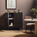 Meuble bar Kelby Four Hands couleur marron vintage