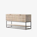 Meuble TV Kelby de Four Hands, finition blanc cassé