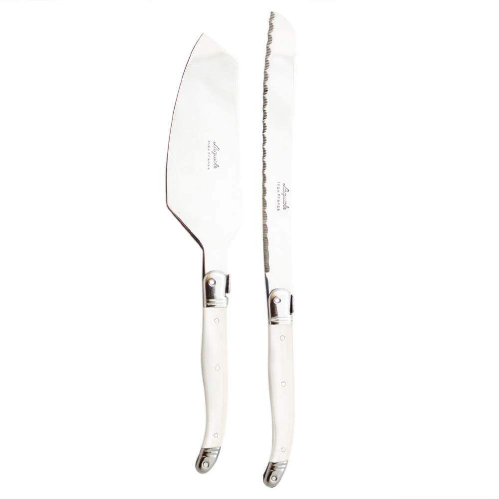 Service à gâteaux Laguiole Ivory