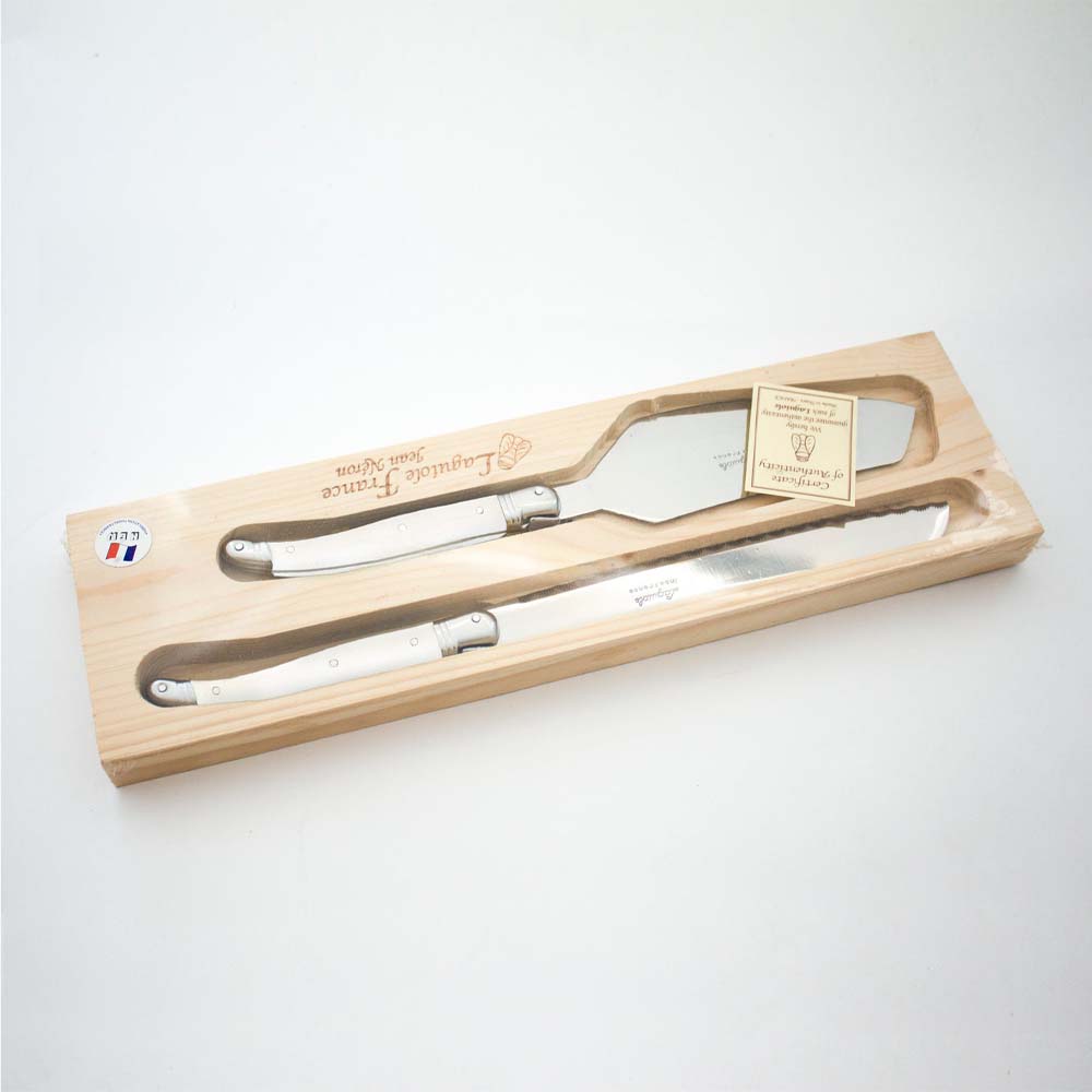 Service à gâteaux Laguiole Ivory