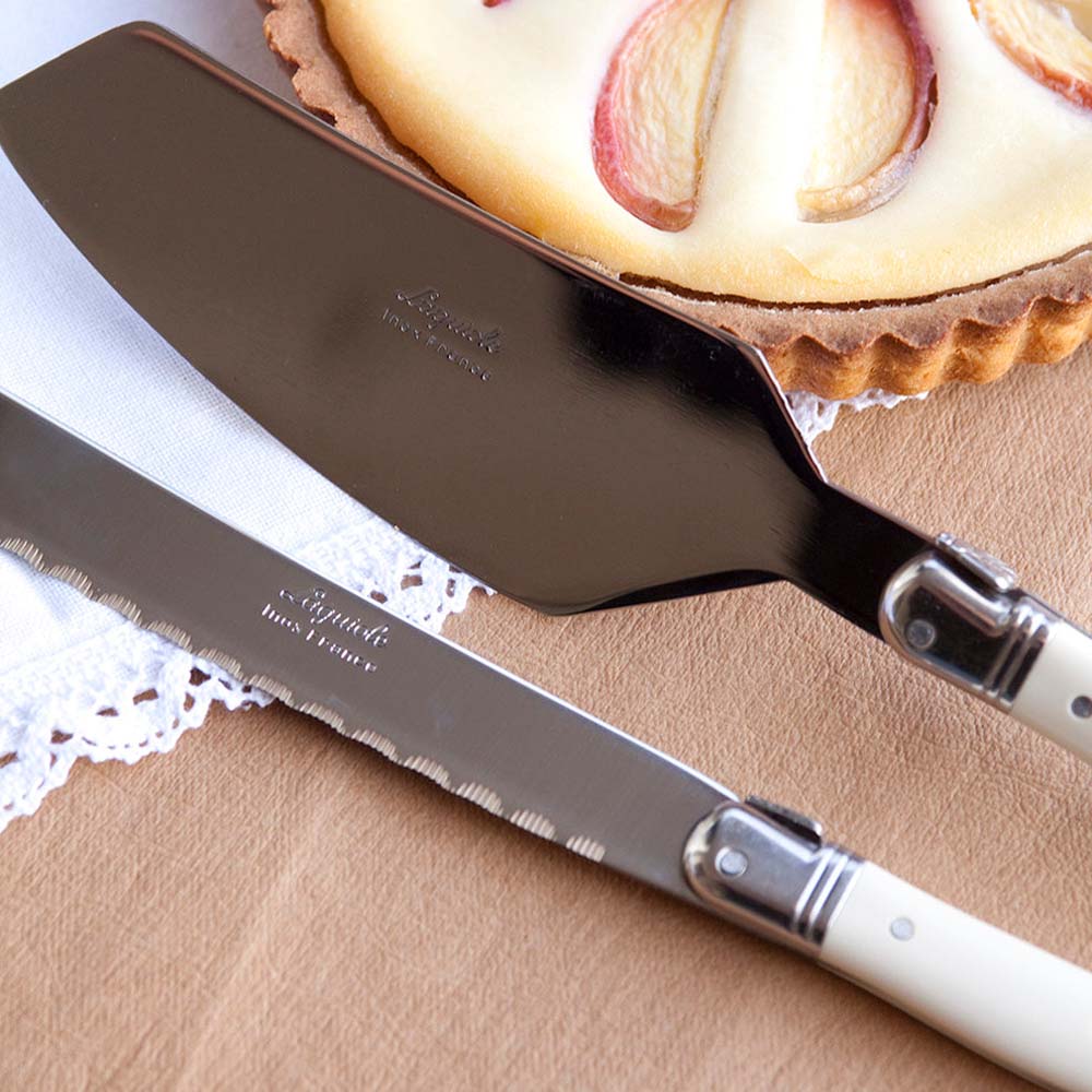 Service à gâteaux Laguiole Ivory