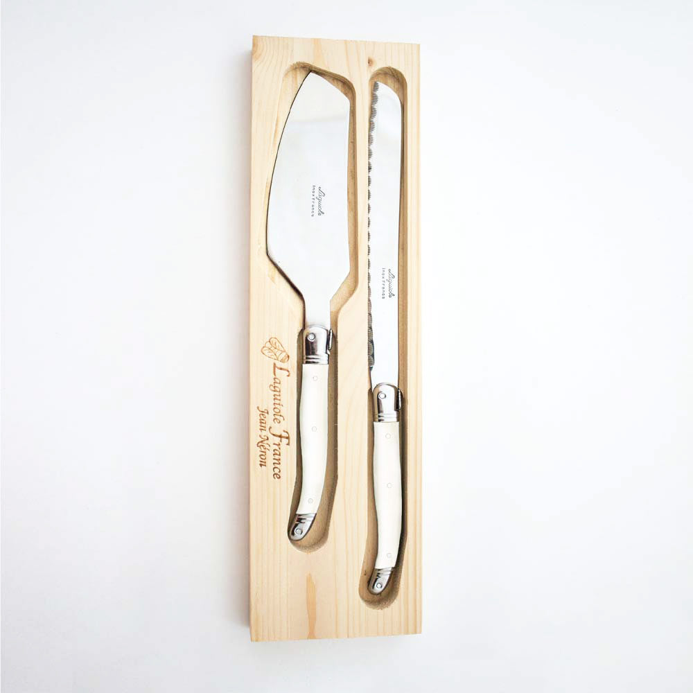 Service à gâteaux Laguiole Ivory