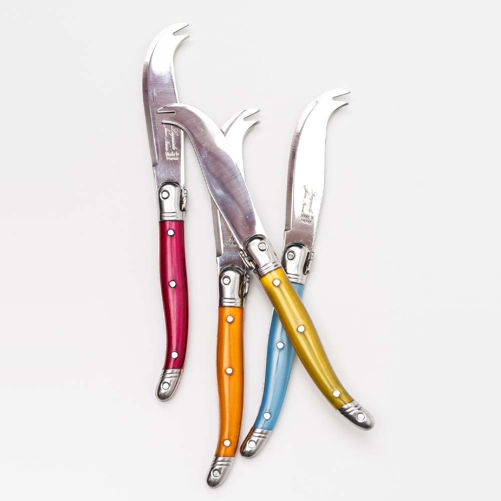 Couteau à fromage Laguiole Rainbow Fork à pointes 