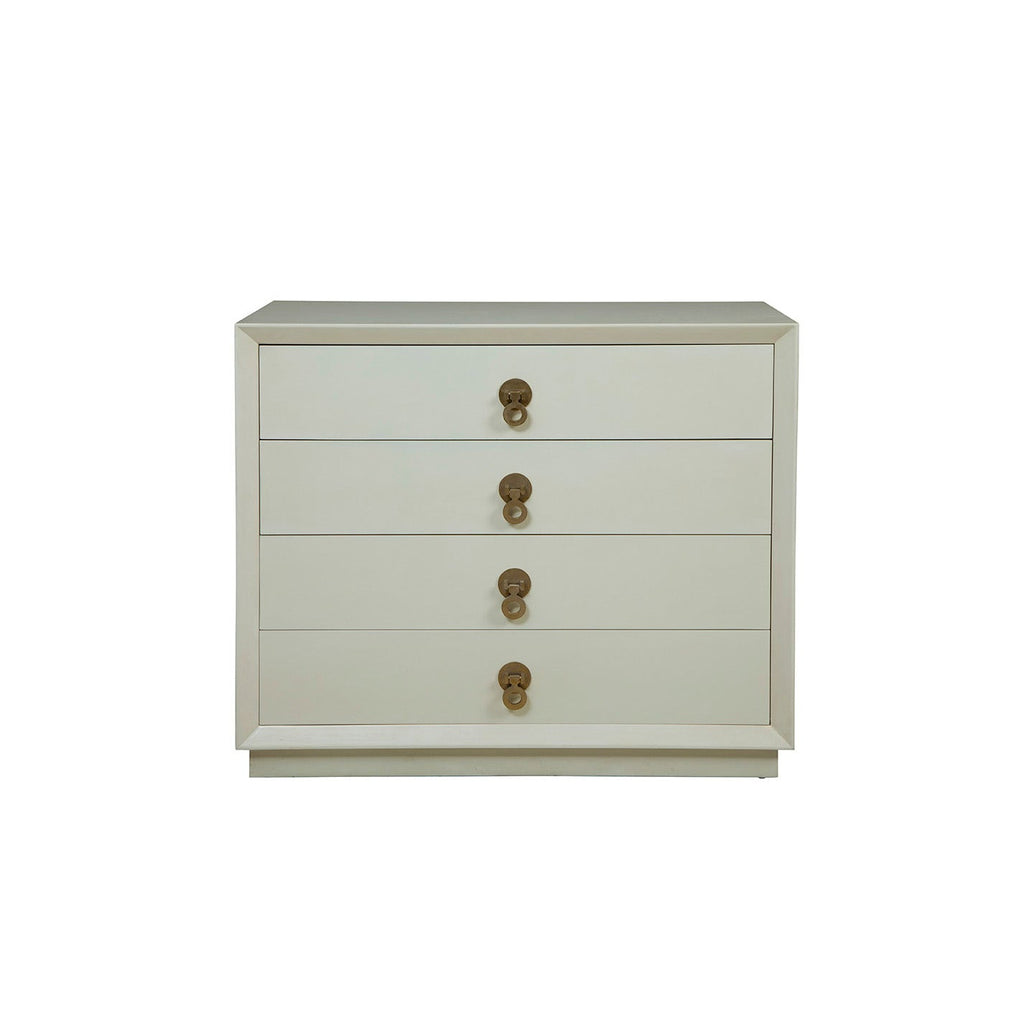 Grande commode Challenger en blanc chaud