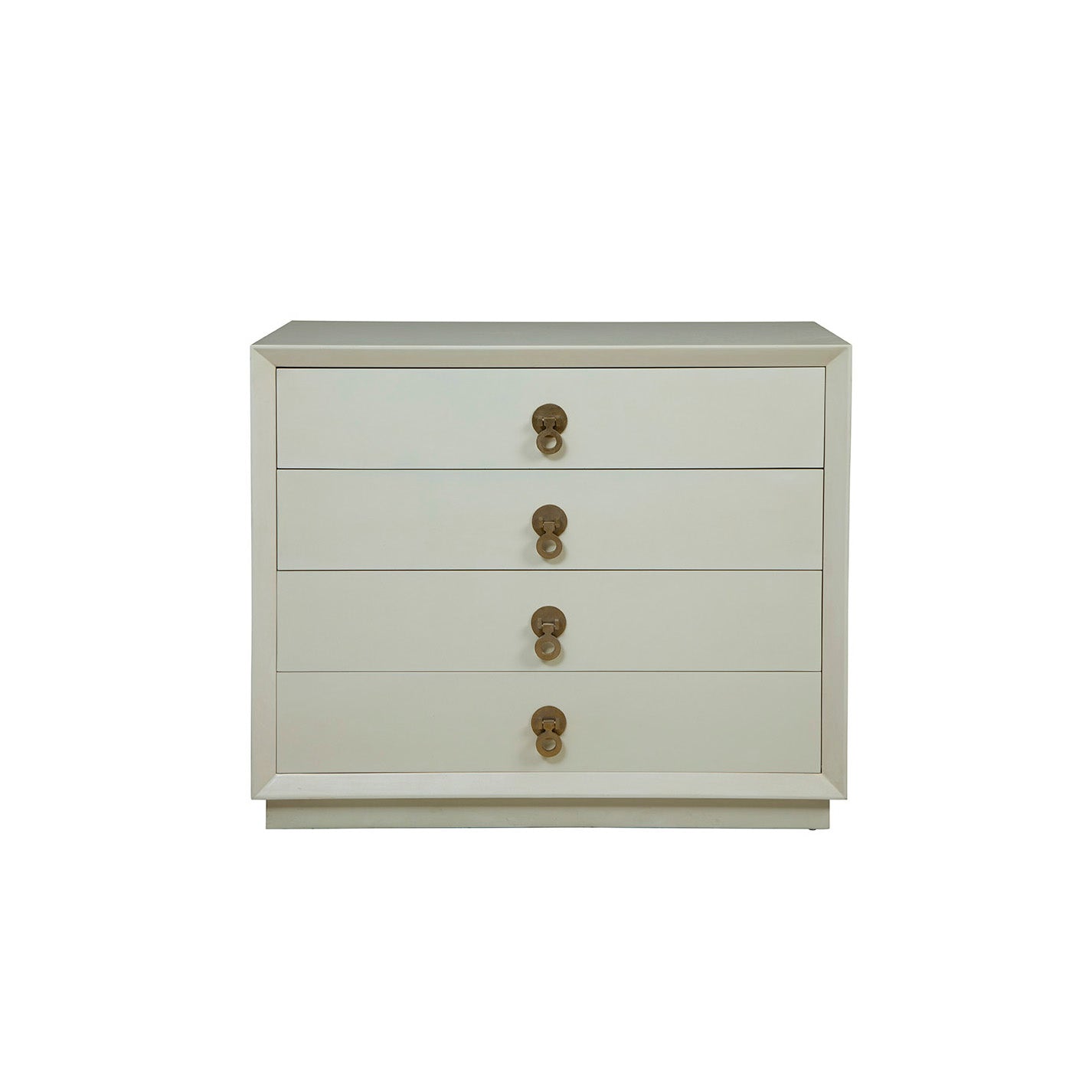 Grande commode Challenger en blanc chaud