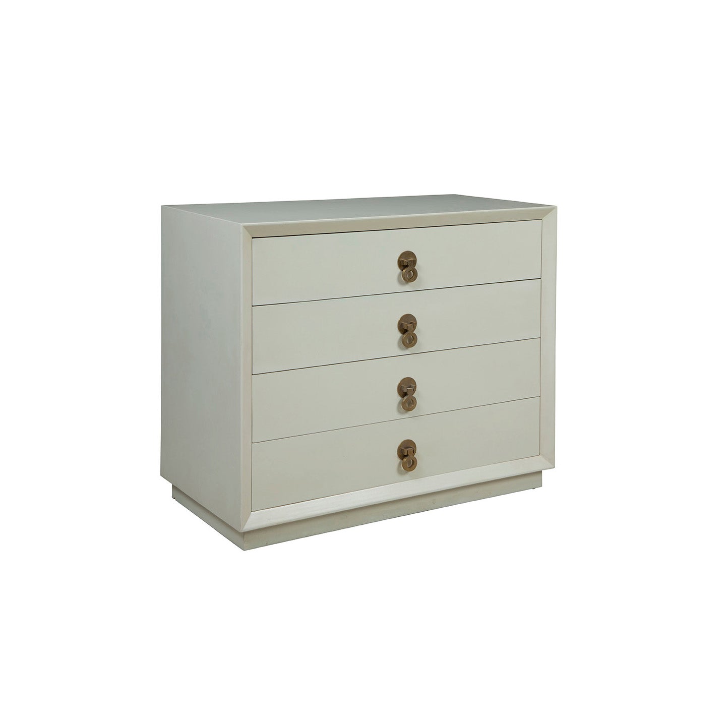 Grande commode Challenger en blanc chaud