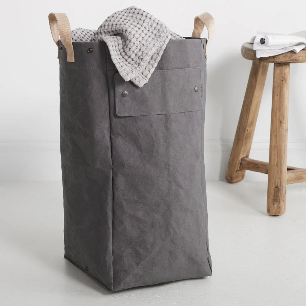 Sac à linge Uashmama gris foncé