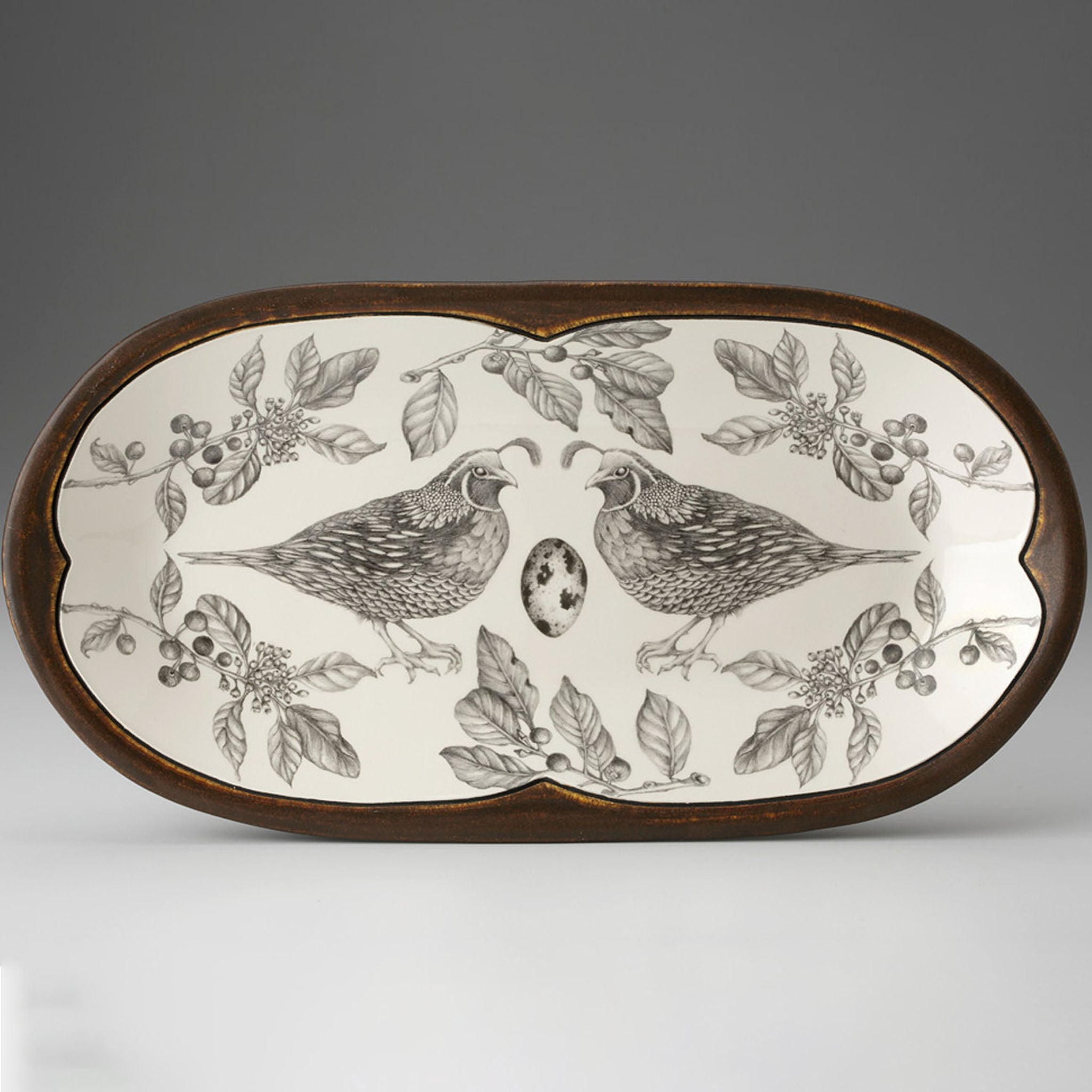 Plat rectangulaire Laura Zindel Quail