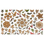 Hibou Liberty Puzzles avec fleurs des bois