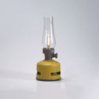 Lanterne LED lumineuse et sonore avec haut-parleur, couleur jaune moutarde
