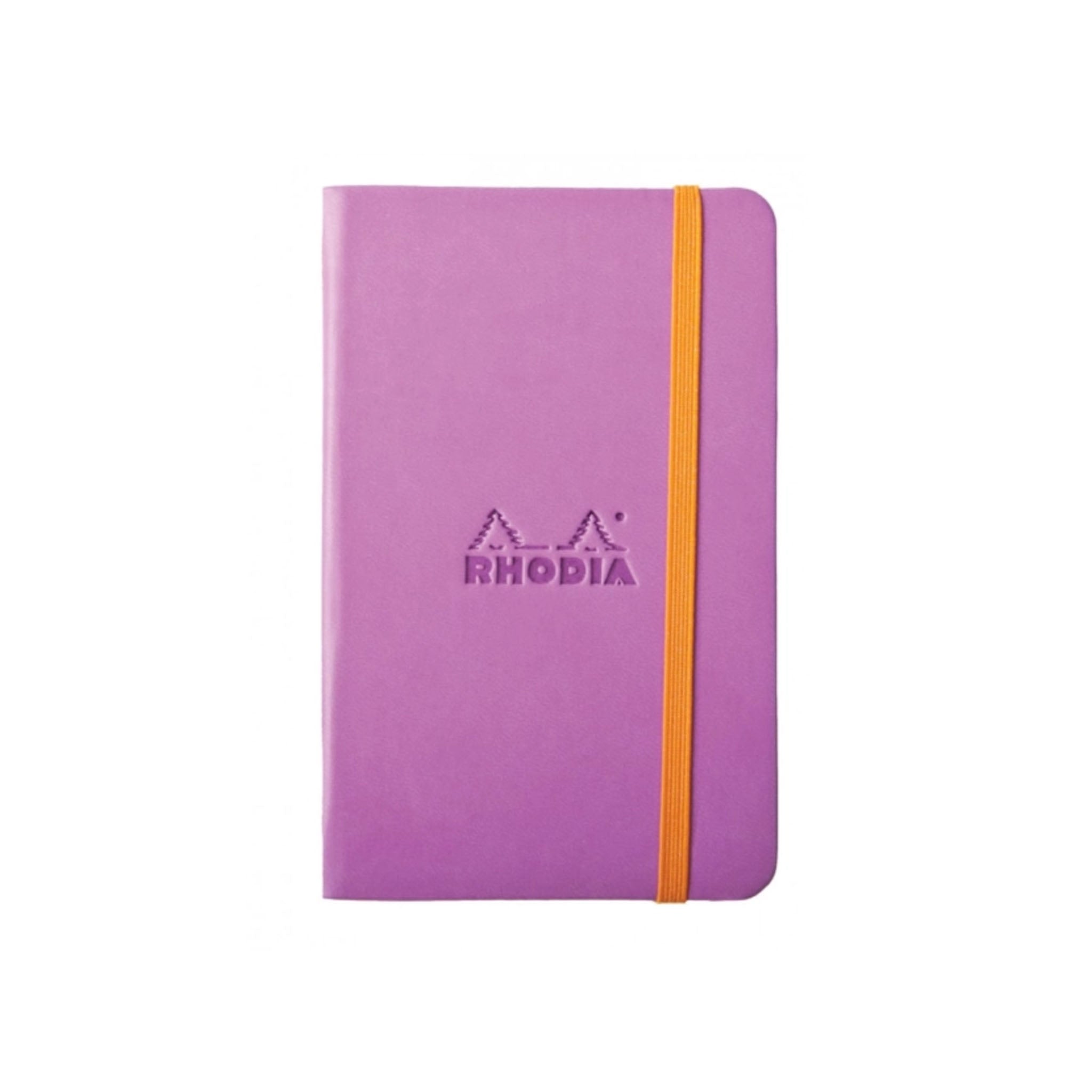Carnet à couverture rigide Rhodiarama couleur lilas