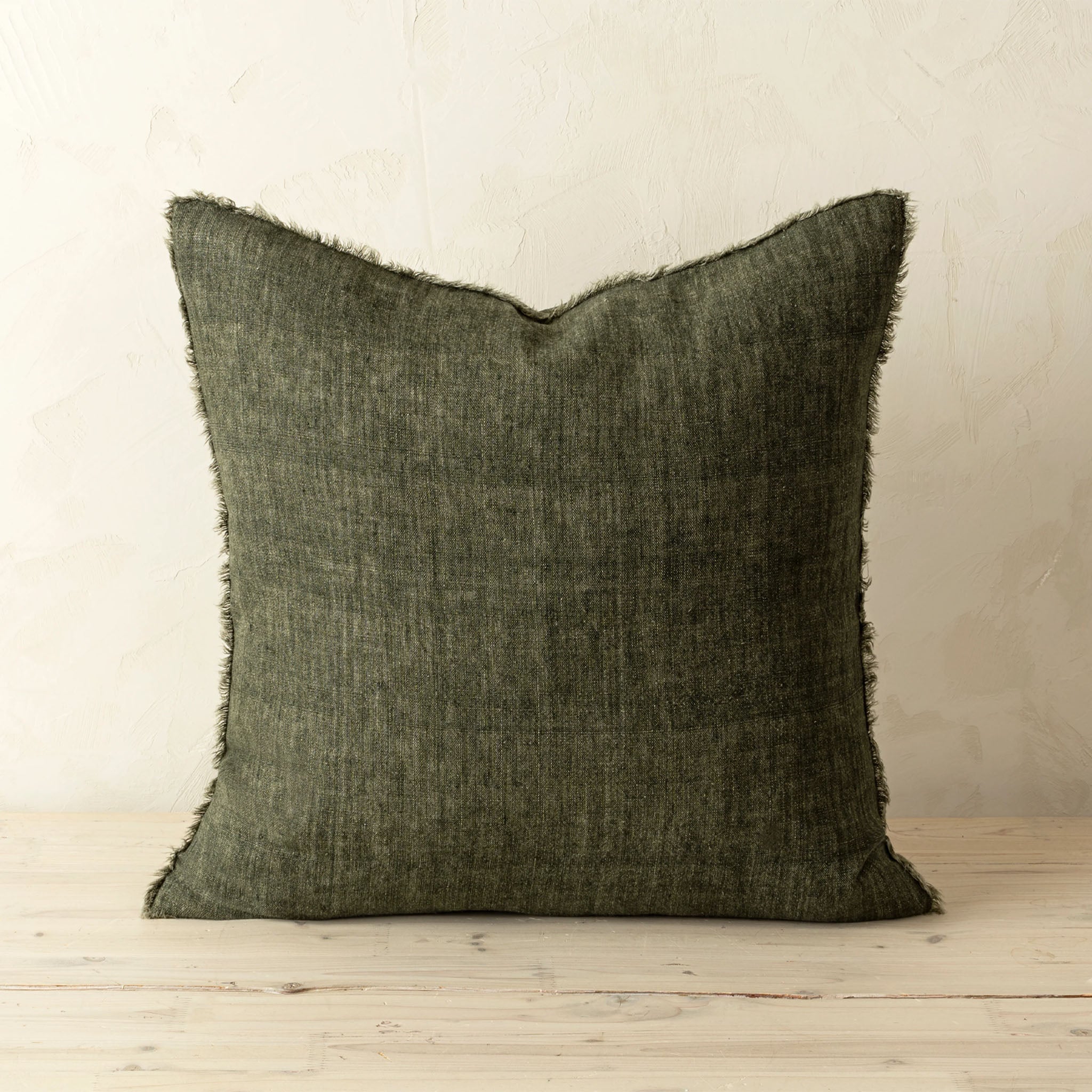 Coussin carré Lina Linen 20 couleur avocat