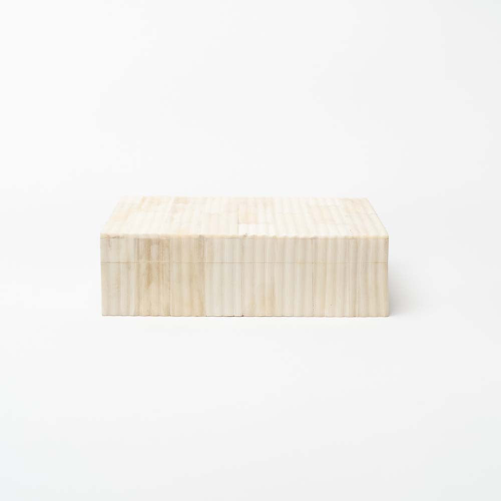 Boîte incrustée d'os « Alignez-le »