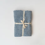 Nappe en lin - Bleu chiné