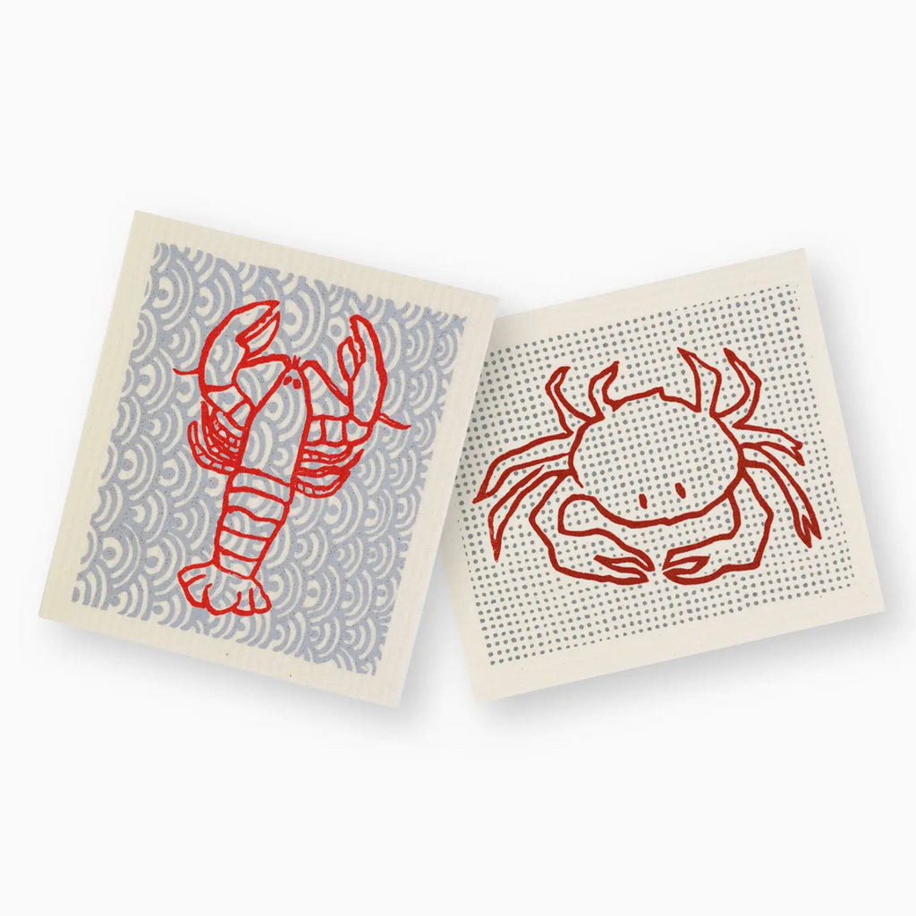 Homard dans la cuisine, torchon suédois 