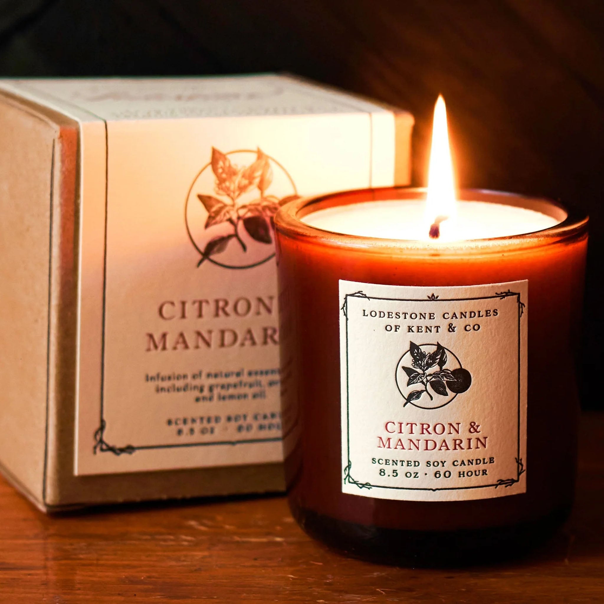 Bougie Lodestone Citron et Mandarine