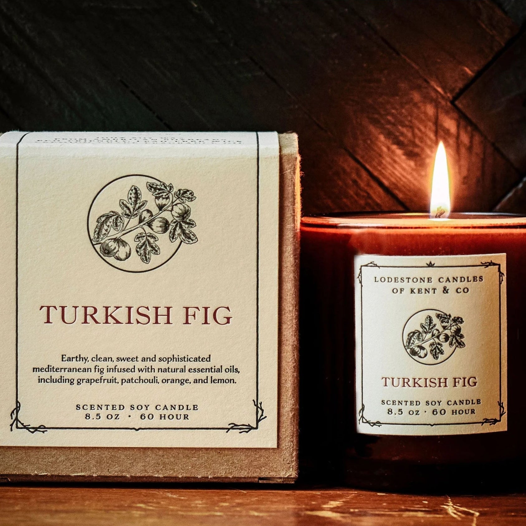 Bougie Lodestone à la figue turque