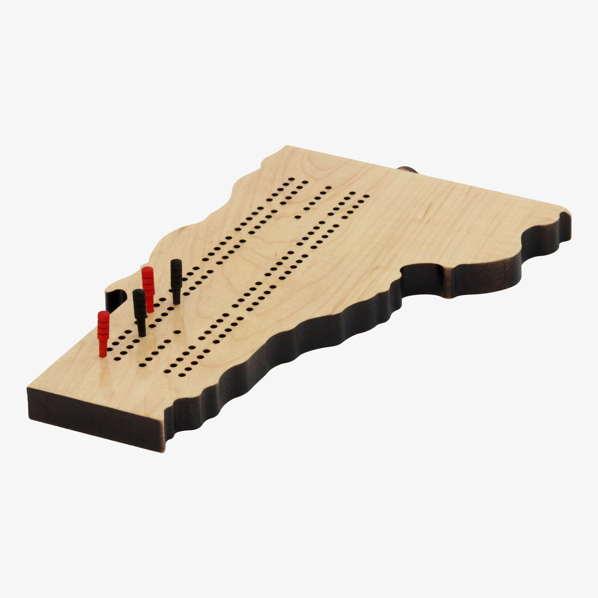 Plateau de cribbage Maple Landmark Vermont