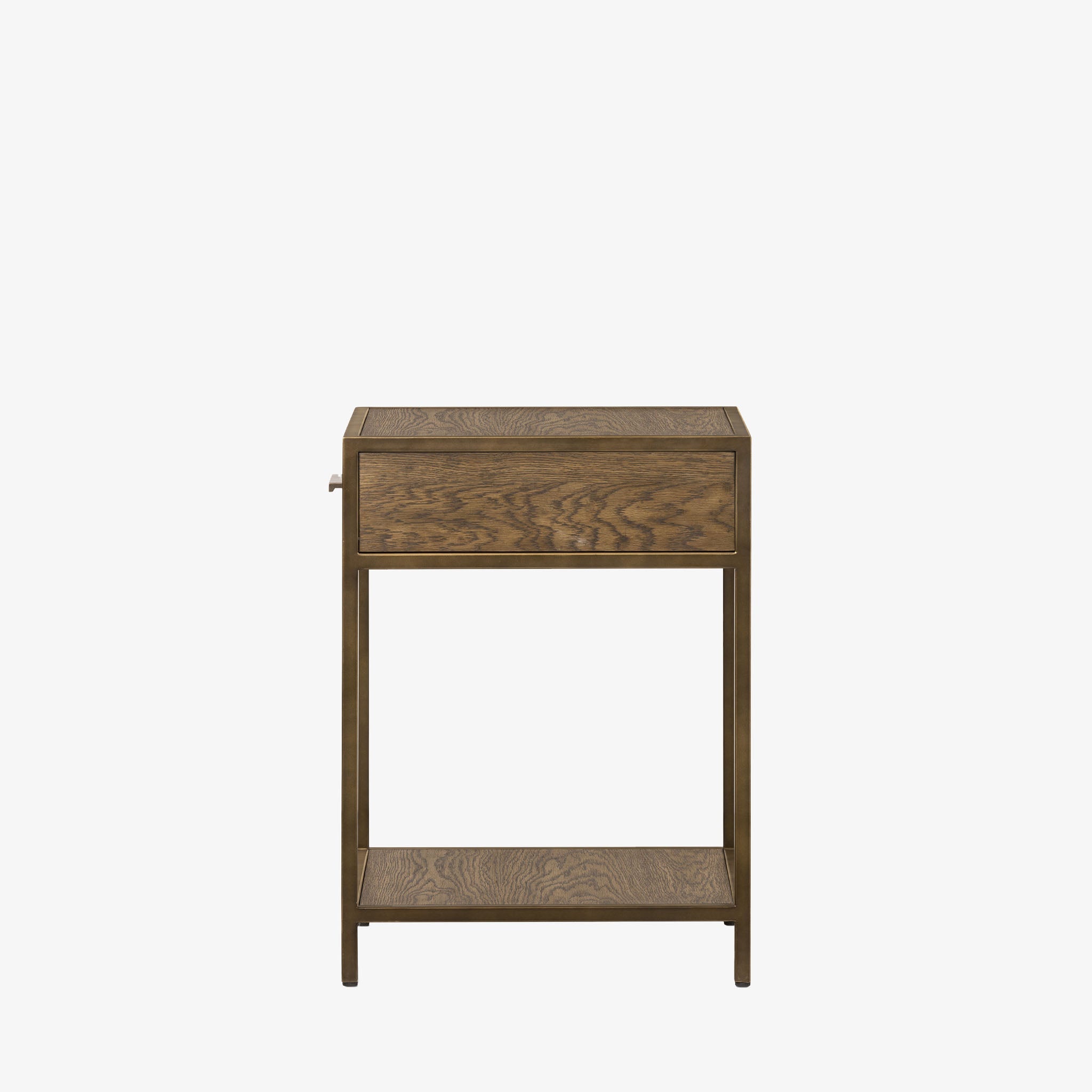 Table de chevet Four Hands Mason couleur noisette foncé