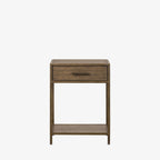 Table de chevet Four Hands Mason couleur noisette foncé