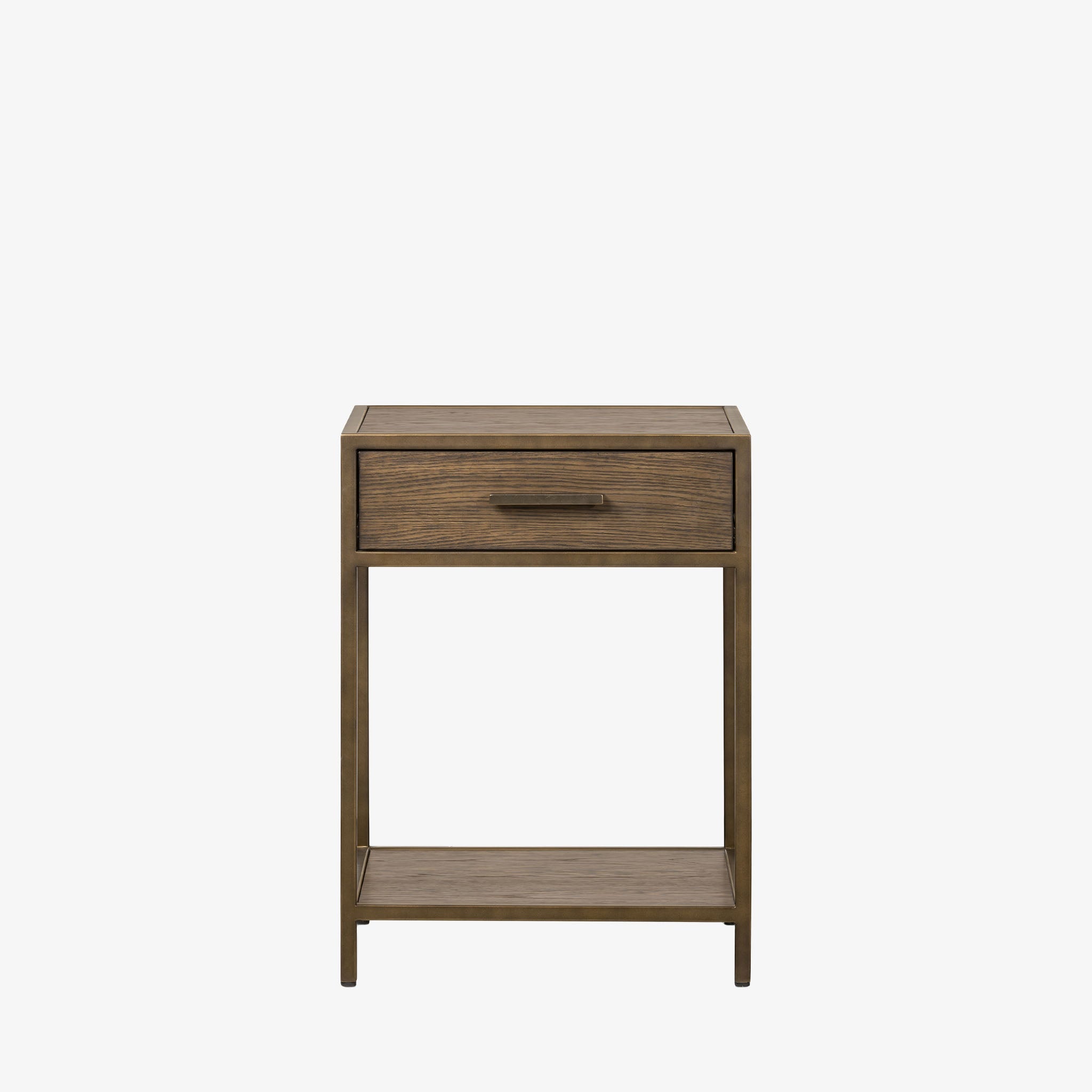 Table de chevet Four Hands Mason couleur noisette foncé