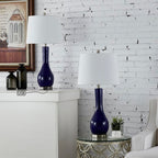 Ensemble de 2 lampes de table en céramique 28,5 avec port USB