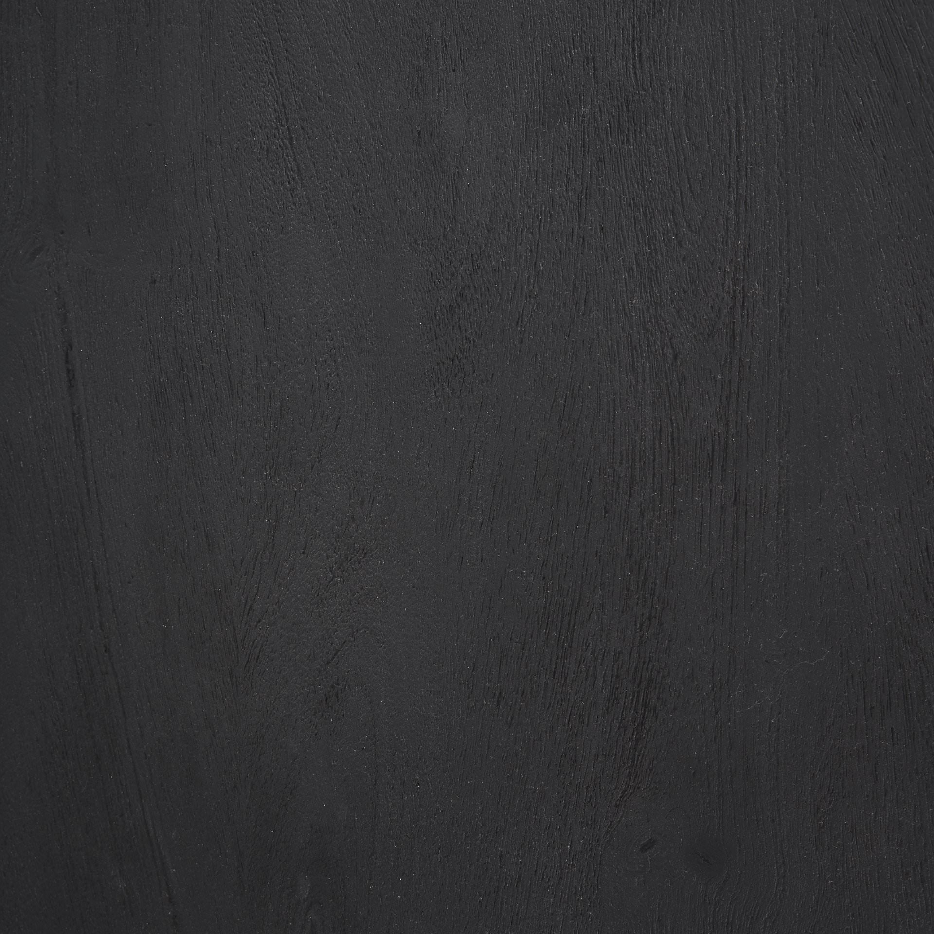 Table d'entrée hexagonale géométrique en finition délavée foncée