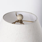 Lampe de table en céramique Mandalay couleur crème