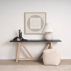 Lampe de table en céramique Mandalay couleur crème