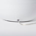 Lampe de table en céramique Mandalay blanche