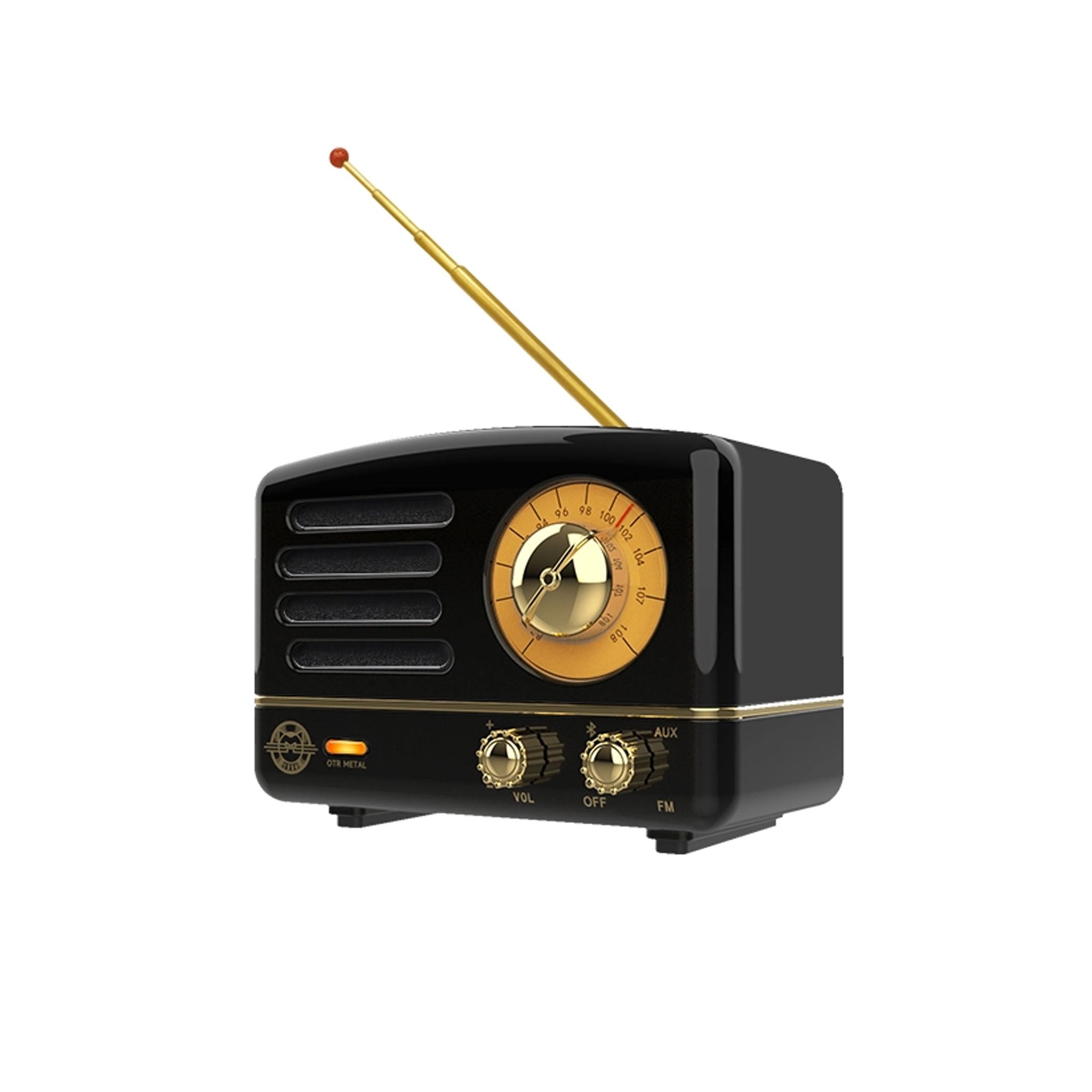 Enceinte sans fil Muzen OTR FM et Bluetooth noire