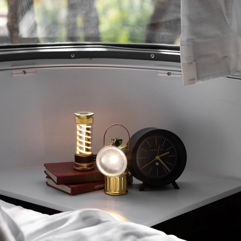 Lanterne de mineur rudimentaire