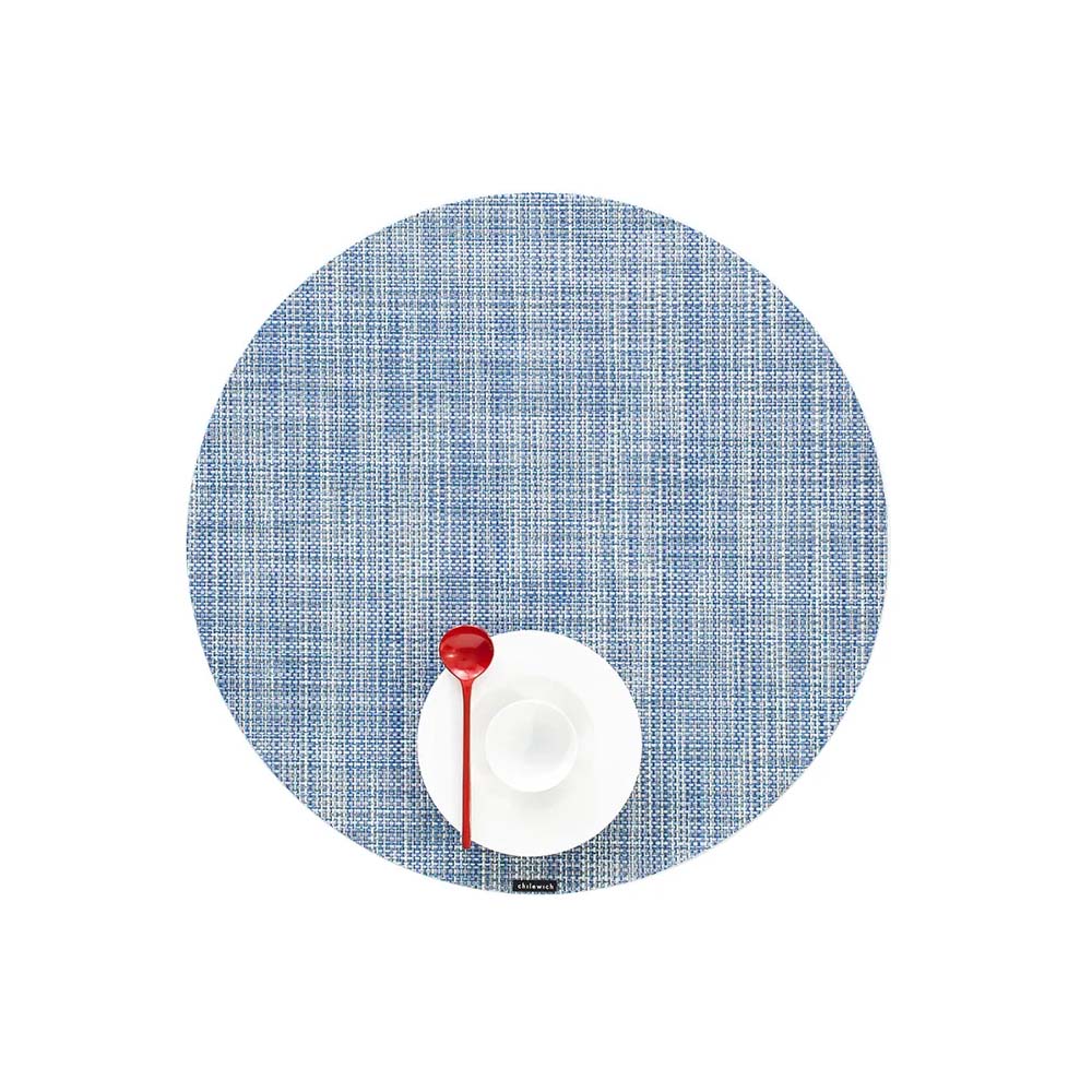 Set de table rond Chilewich Mini Basketweave