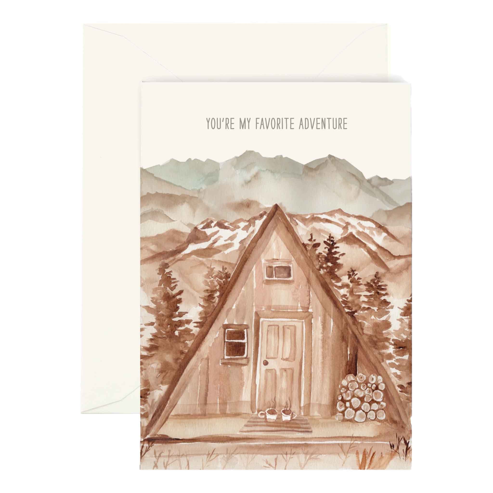 Carte de vœux « Mon aventure préférée »