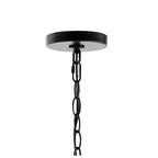 Lustre LED en fer à 6 lumières de 34,75 pouces, par JONATHAN Y