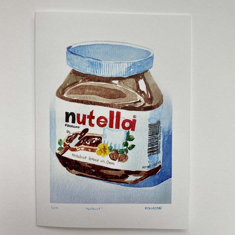 Carte de vœux Nutella