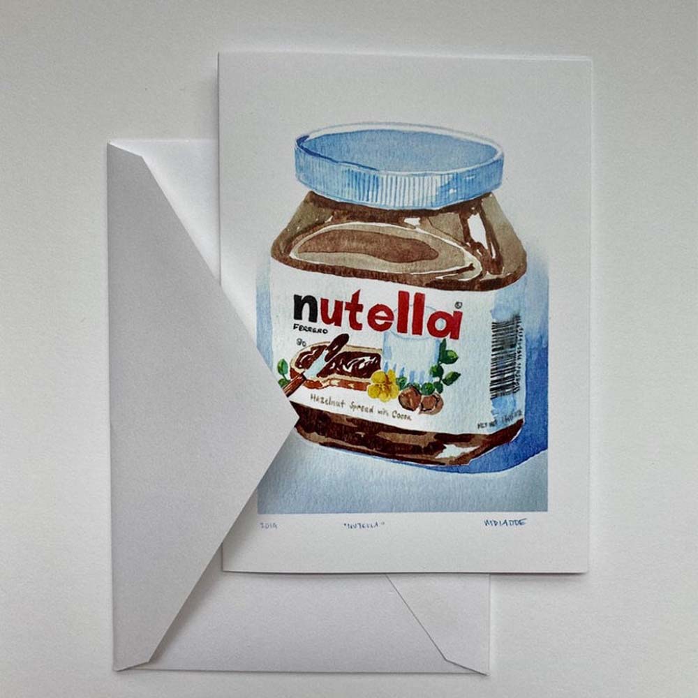 Carte de vœux Nutella