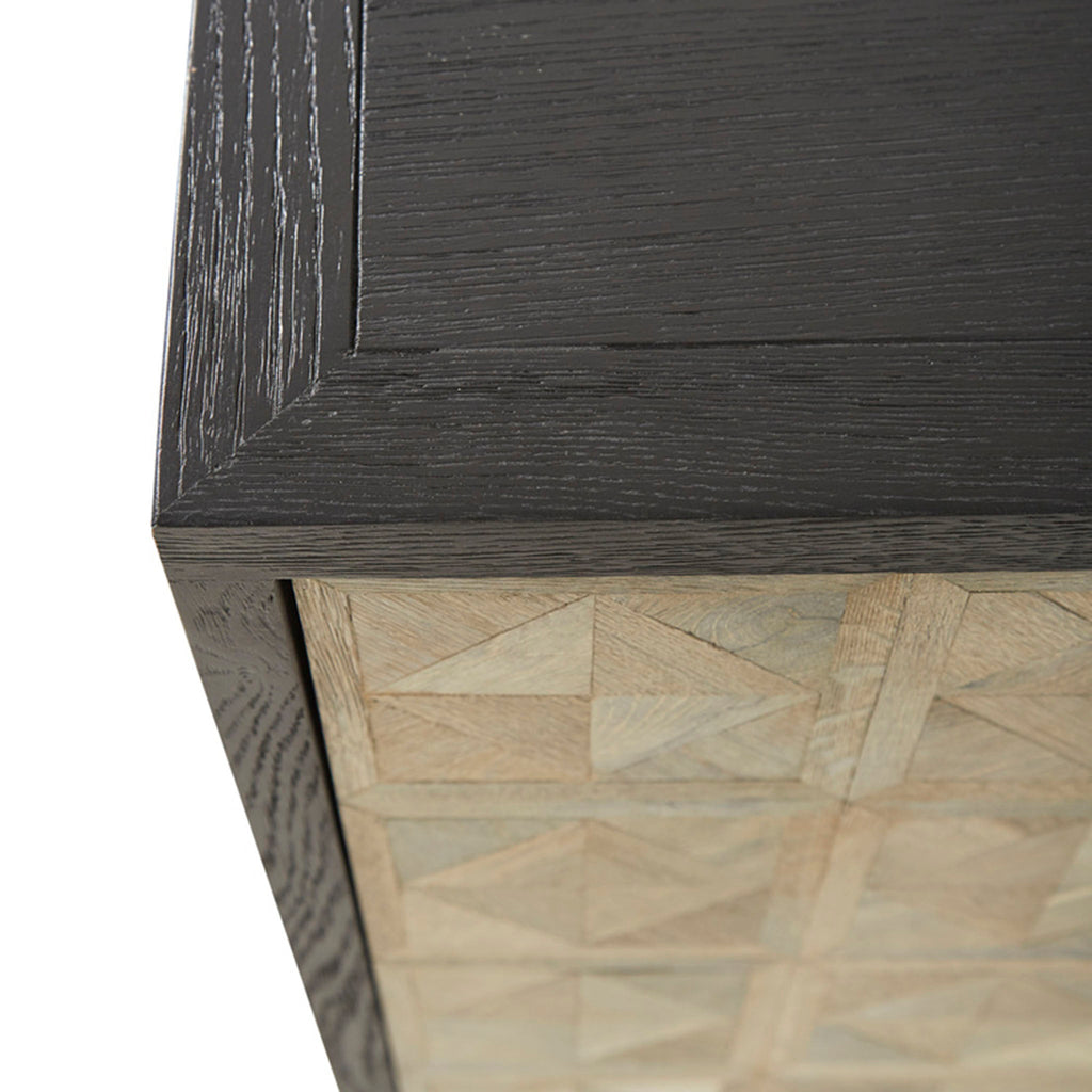 Buffet en chêne et fer 