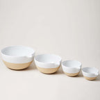 Bol de garde-manger en céramique de style campagnard