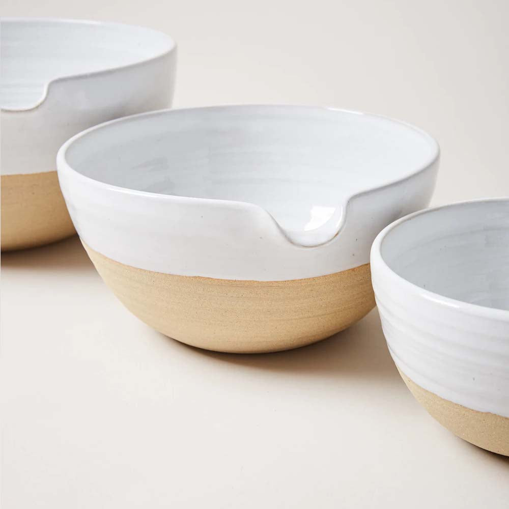 Bol de garde-manger en céramique de style campagnard