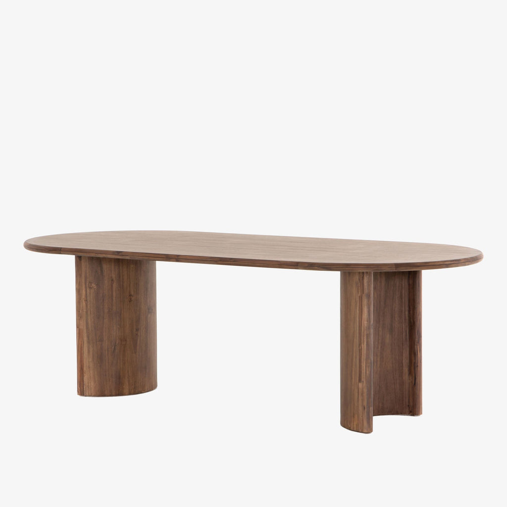 Table de salle à manger Four Hands Paden en acacia brun vieilli