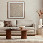 Table basse Four Hands Paden 51 en acacia brun vieilli